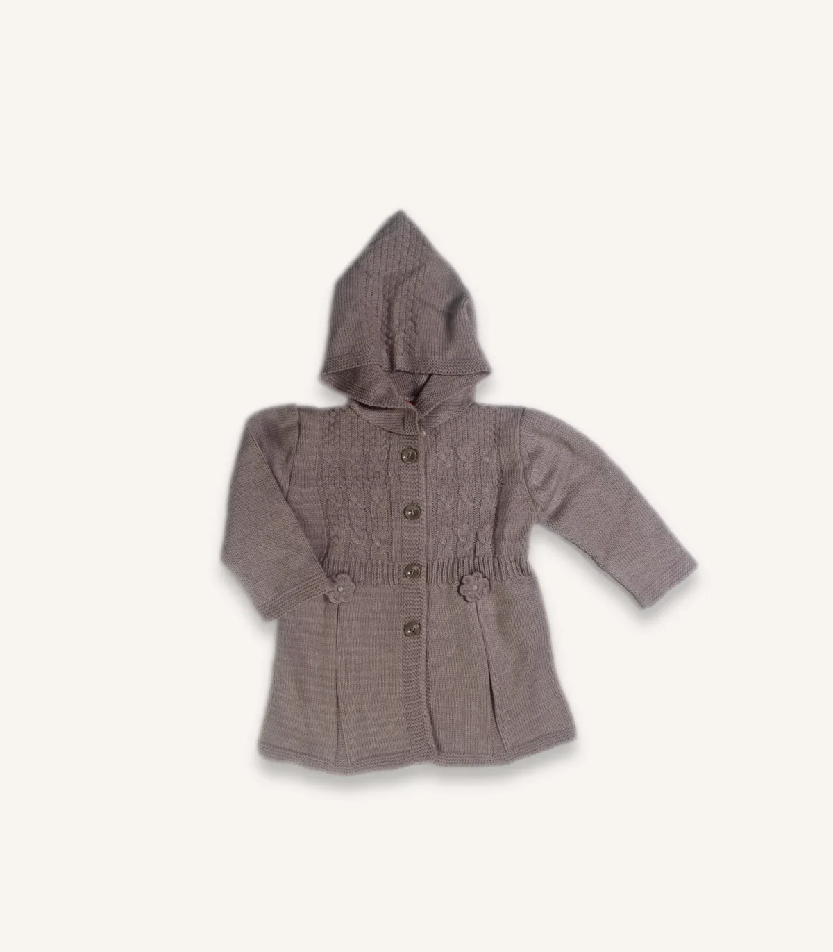 Premium Baby Knitted Hoodie & Pant Set - Image 2