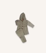Premium Baby Knitted Hoodie & Pant Set - Image 5